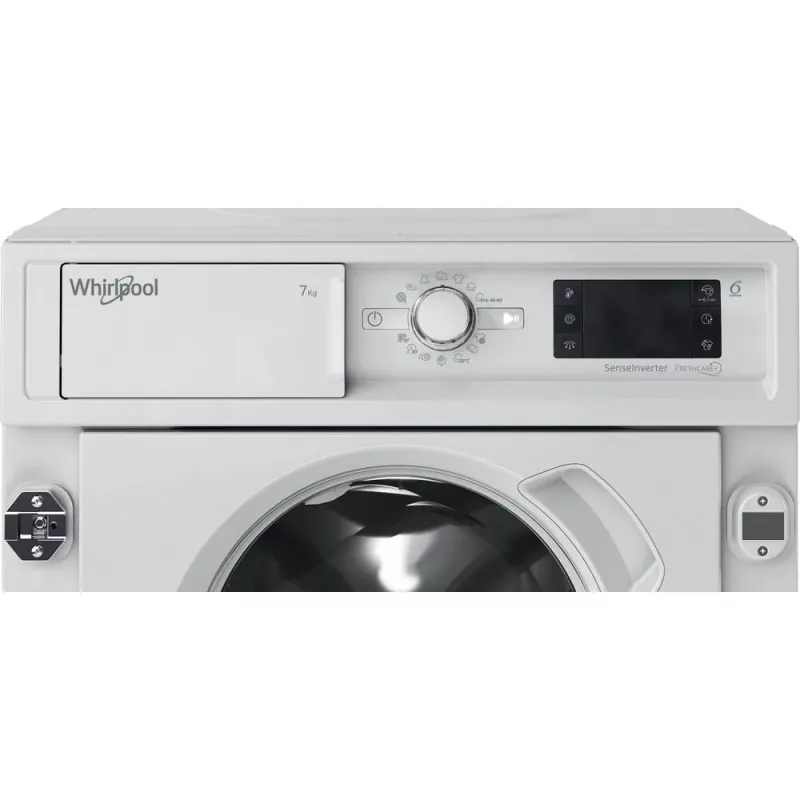 Whirlpool BI WMWG 71483E EU N skalbimo mašina, įkraunama iš priekio, 7 kg, 1351 aps./min., balta