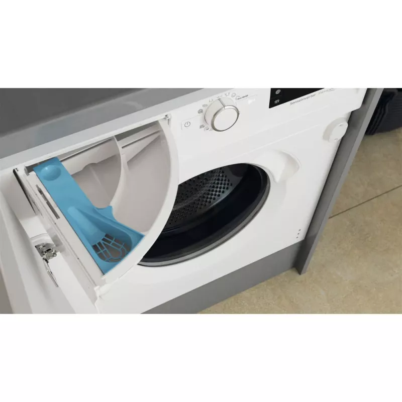 Whirlpool BI WMWG 71483E EU N skalbimo mašina, įkraunama iš priekio, 7 kg, 1351 aps./min., balta
