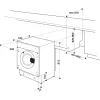 Whirlpool BI WMWG 71483E EU N skalbimo mašina, įkraunama iš priekio, 7 kg, 1351 aps./min., balta