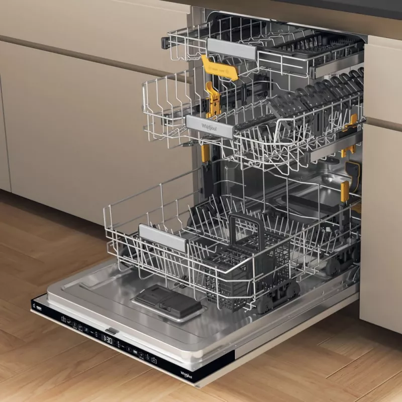 Whirlpool MaxiSpace W8I HT58 T visiškai integruojama 14 komplektų