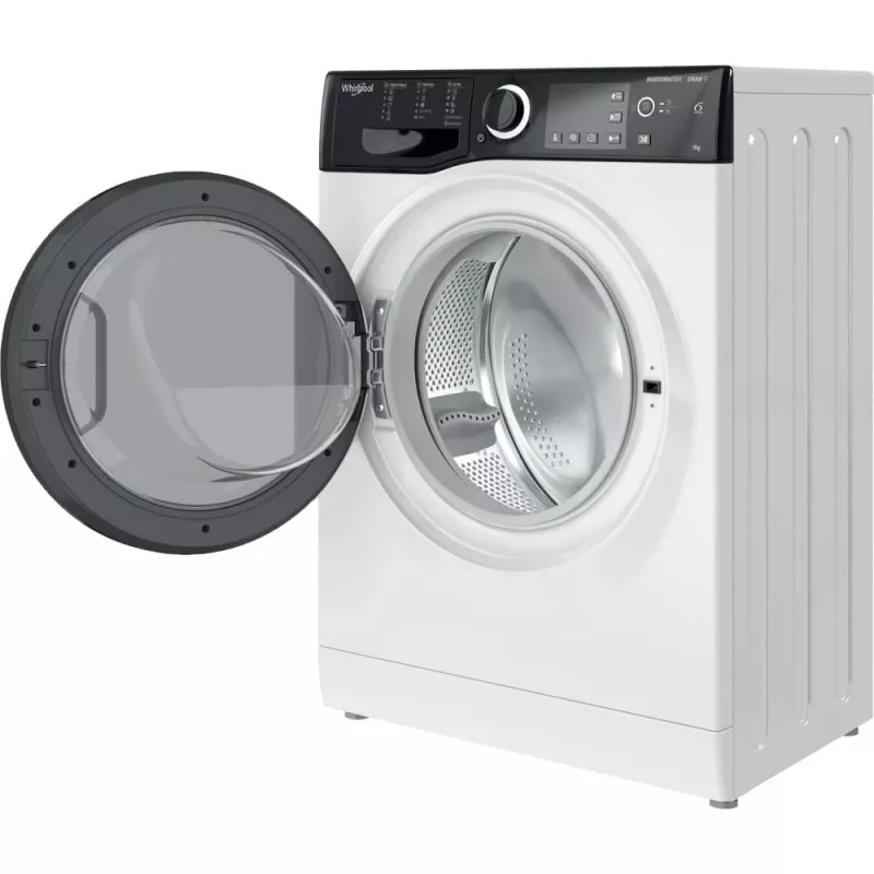 Whirlpool WRSB 7259 D EU skalbimo mašina su priekiniu įkrovimu 7 kg 1151 aps./min. juoda, balta
