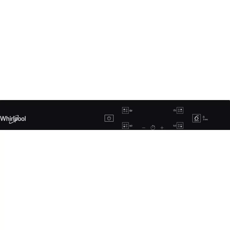 Whirlpool WS Q2160 NE Juoda Built-in 59 cm Zone induction hob 4 zone(s)