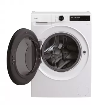 Candy BWR 485SBL6-S skalbimo-džiovinimo mašina Laisvai pastatoma Iš priekio kraunama Balta