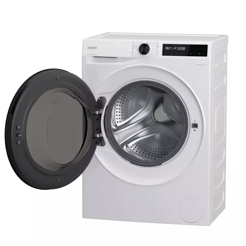 Candy BWR 485SBL6-S skalbimo-džiovinimo mašina Laisvai pastatoma Iš priekio kraunama Balta