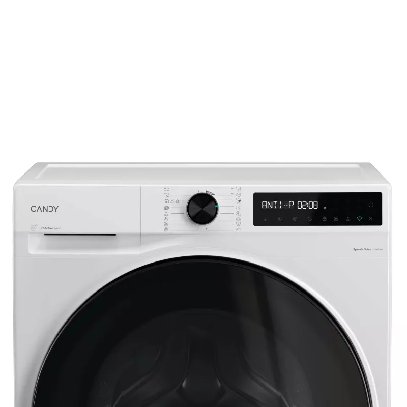 Candy BWR 485SBL6-S skalbimo-džiovinimo mašina Laisvai pastatoma Iš priekio kraunama Balta