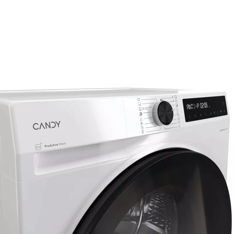 Candy BWR 485SBL6-S skalbimo-džiovinimo mašina Laisvai pastatoma Iš priekio kraunama Balta
