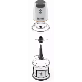 Mini smulkintuvas Kenwood EasyChop CHP61 500 W, kompaktiškas virtuvės kombainas smulkinimui, maišymui ir tyrėms gaminti