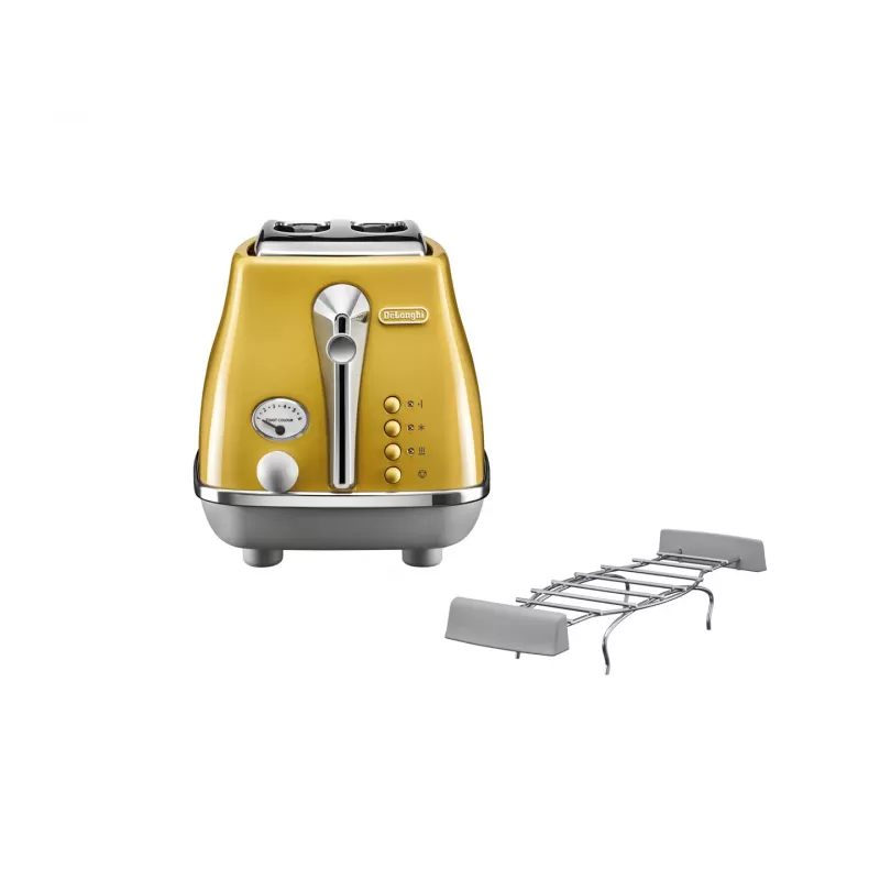 De’Longhi Icona Capitals 2 vnt. 900 W Geltonas