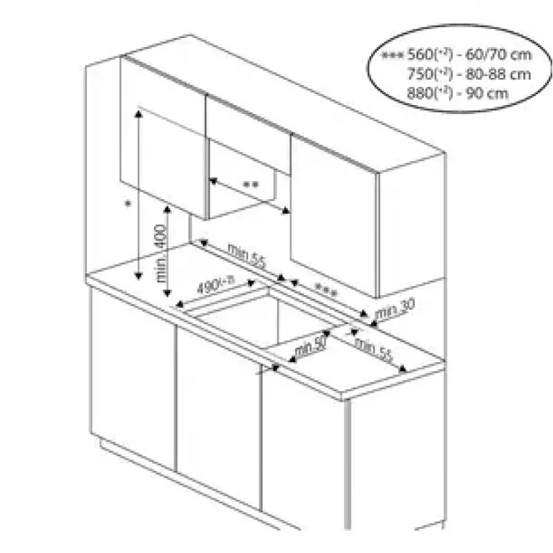 Beko HII64400SMT kaitlentė Juoda Įmontuojama 60 cm Zonų indukcinė kaitlentė 4 zona(-os)