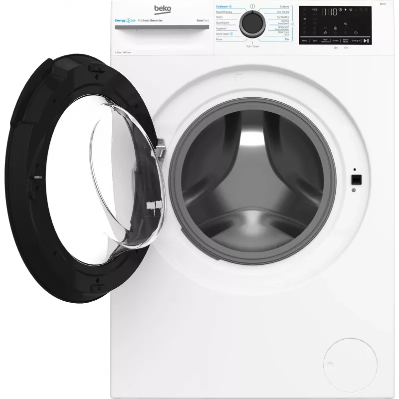 Skalbimo mašina BEKO BM3WFSU49415WB priekinio įkrovimo 9 kg 1400 aps./min balta, energijos klasė A