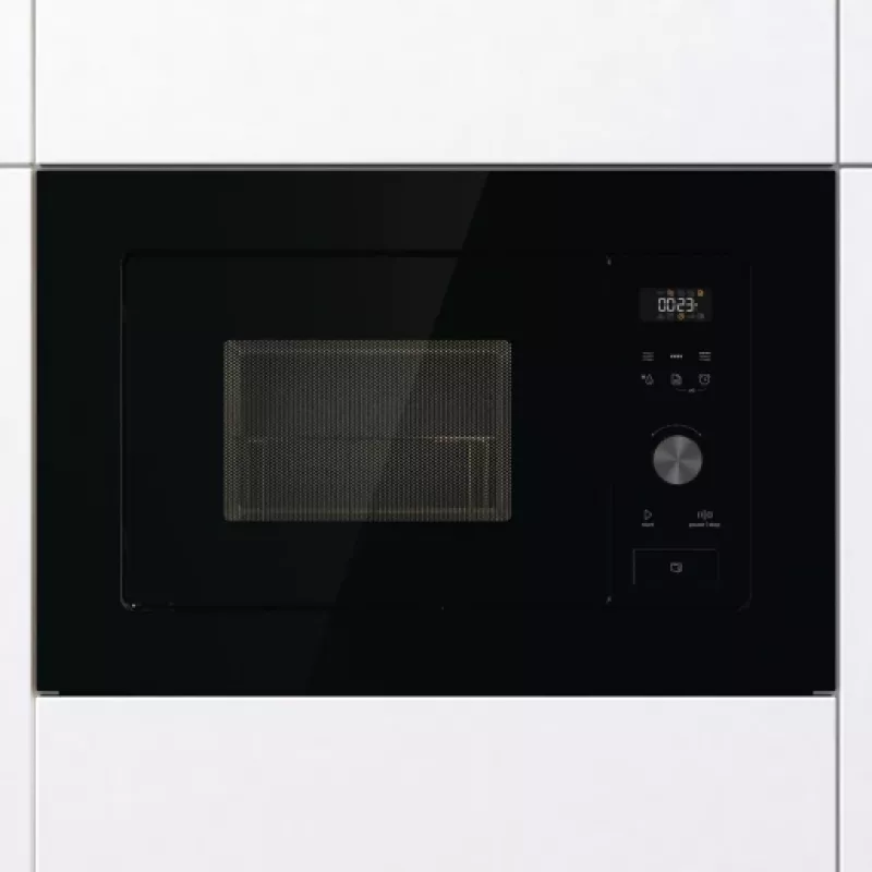 Gorenje XY820Z BM201AG1BG G600, įmontuojamas, mikrobangų krosnelė su griliu, 20 l, 800 W, įmontuotas ekranas, LED