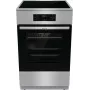 Gorenje 740742 viryklė Laisvai pastatoma viryklė Elektrinė Zonų indukcinė kaitlentė Juoda, Nerūdijantis plienas