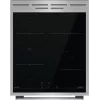 Gorenje 740742 viryklė Laisvai pastatoma viryklė Elektrinė Zonų indukcinė kaitlentė Juoda, Nerūdijantis plienas