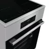 Gorenje 740742 viryklė Laisvai pastatoma viryklė Elektrinė Zonų indukcinė kaitlentė Juoda, Nerūdijantis plienas