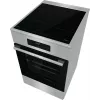 Gorenje 740742 viryklė Laisvai pastatoma viryklė Elektrinė Zonų indukcinė kaitlentė Juoda, Nerūdijantis plienas
