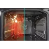 Gorenje 740742 viryklė Laisvai pastatoma viryklė Elektrinė Zonų indukcinė kaitlentė Juoda, Nerūdijantis plienas