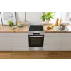 Gorenje 740742 viryklė Laisvai pastatoma viryklė Elektrinė Zonų indukcinė kaitlentė Juoda, Nerūdijantis plienas