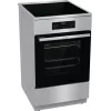 Gorenje 740742 viryklė Laisvai pastatoma viryklė Elektrinė Zonų indukcinė kaitlentė Juoda, Nerūdijantis plienas