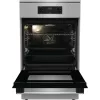 Gorenje 740742 viryklė Laisvai pastatoma viryklė Elektrinė Zonų indukcinė kaitlentė Juoda, Nerūdijantis plienas