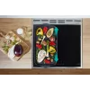 Gorenje 740742 viryklė Laisvai pastatoma viryklė Elektrinė Zonų indukcinė kaitlentė Juoda, Nerūdijantis plienas