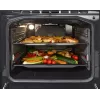 Gorenje 740742 viryklė Laisvai pastatoma viryklė Elektrinė Zonų indukcinė kaitlentė Juoda, Nerūdijantis plienas