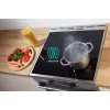 Gorenje 740742 viryklė Laisvai pastatoma viryklė Elektrinė Zonų indukcinė kaitlentė Juoda, Nerūdijantis plienas