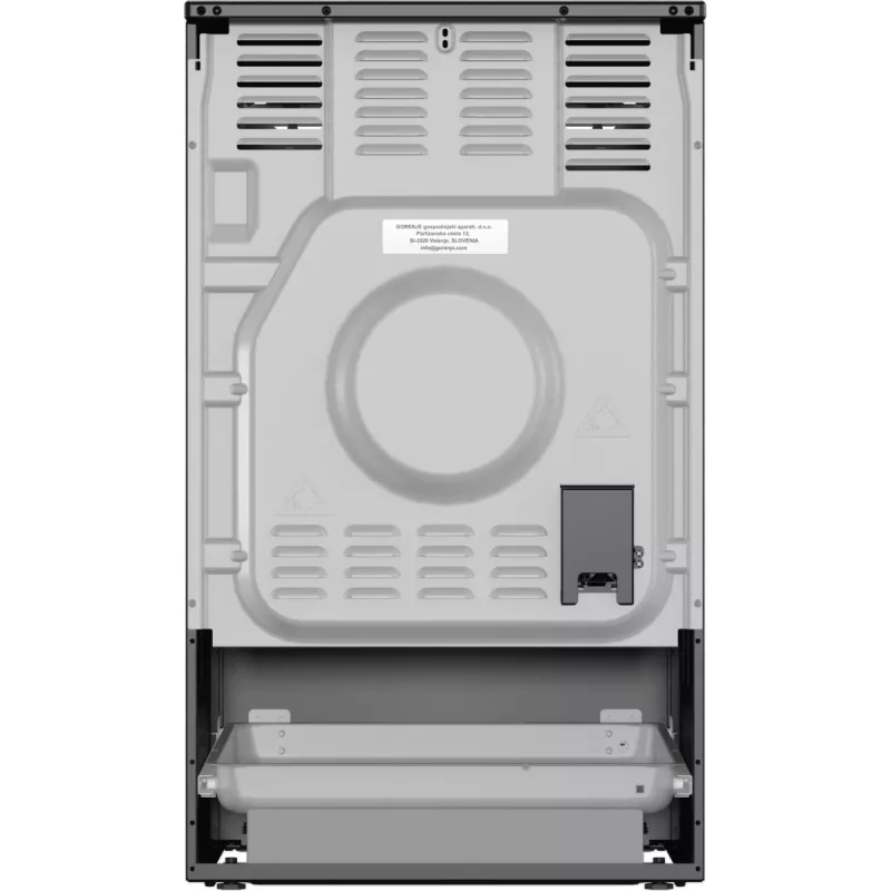 „Gorenje“ GEIT5C60BPG, laisvai pastatoma viryklė, elektrinė, keraminė kaitlentė, juoda