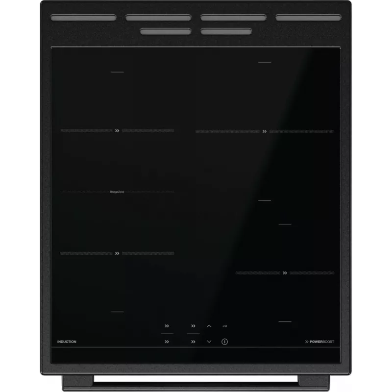 „Gorenje“ GEIT5C60BPG, laisvai pastatoma viryklė, elektrinė, keraminė kaitlentė, juoda