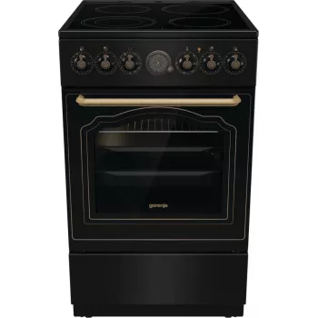 Gorenje GECS5B70CLB laisvai pastatoma viryklė elektrinė keraminė kaitlentė juoda