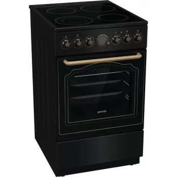 Gorenje GECS5B70CLB laisvai pastatoma viryklė elektrinė keraminė kaitlentė juoda