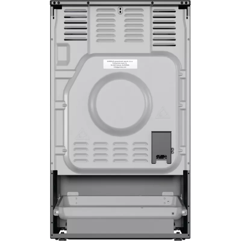 Gorenje GECS5B70CLB laisvai pastatoma viryklė elektrinė keraminė kaitlentė juoda