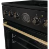 Gorenje GECS5B70CLB laisvai pastatoma viryklė elektrinė keraminė kaitlentė juoda