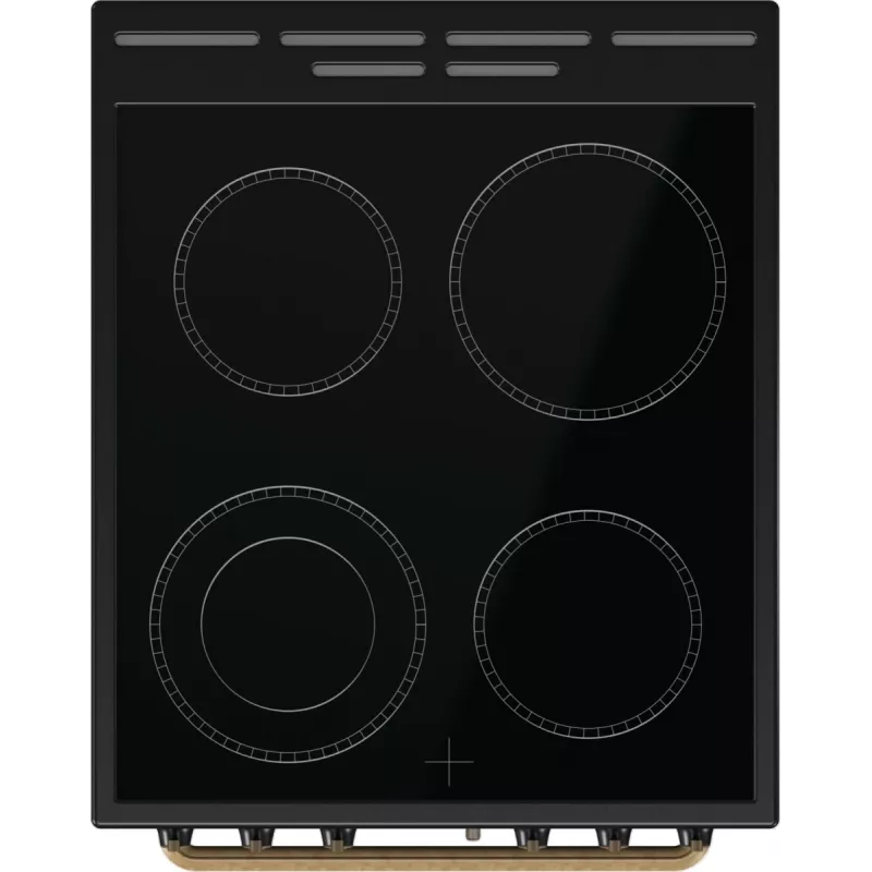 Gorenje GECS5B70CLB laisvai pastatoma viryklė elektrinė keraminė kaitlentė juoda