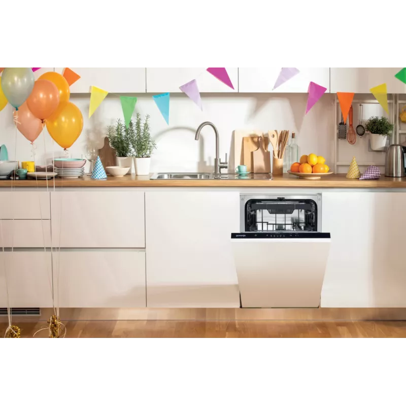 Gorenje GV 520 E 10 EB pilnai įmontuojama 11 komplektų