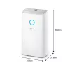 Philips 3000 series DE3306/11 oro sausintuvas 4 L 51 dB Balta, Šviesiai pilka