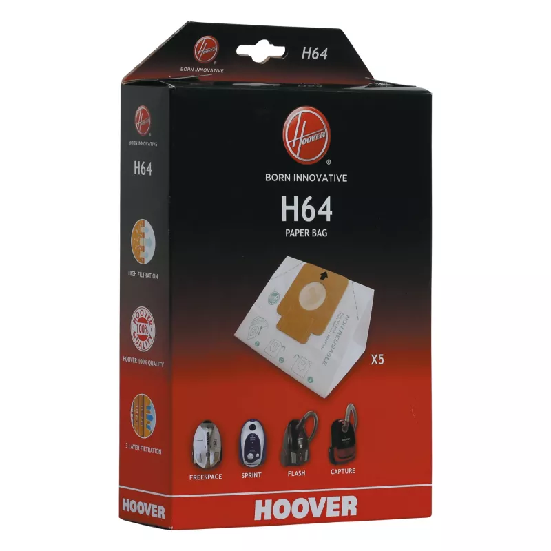 Hoover H64 BAG dulkių maišelis cilindriniam dulkių siurbliui