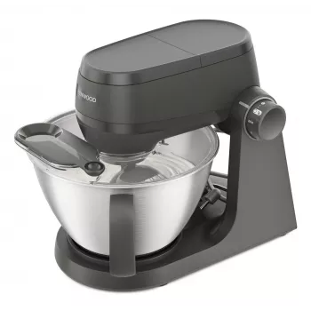 Virtuvinis kombainas Kenwood KHC30.070GY — 1000 W, 4,3 L nerūdijančio plieno dubuo, sukamoji rankenėlė, pilka