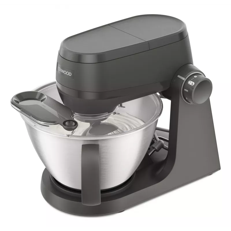 Virtuvinis kombainas Kenwood KHC30.070GY — 1000 W, 4,3 L nerūdijančio plieno dubuo, sukamoji rankenėlė, pilka