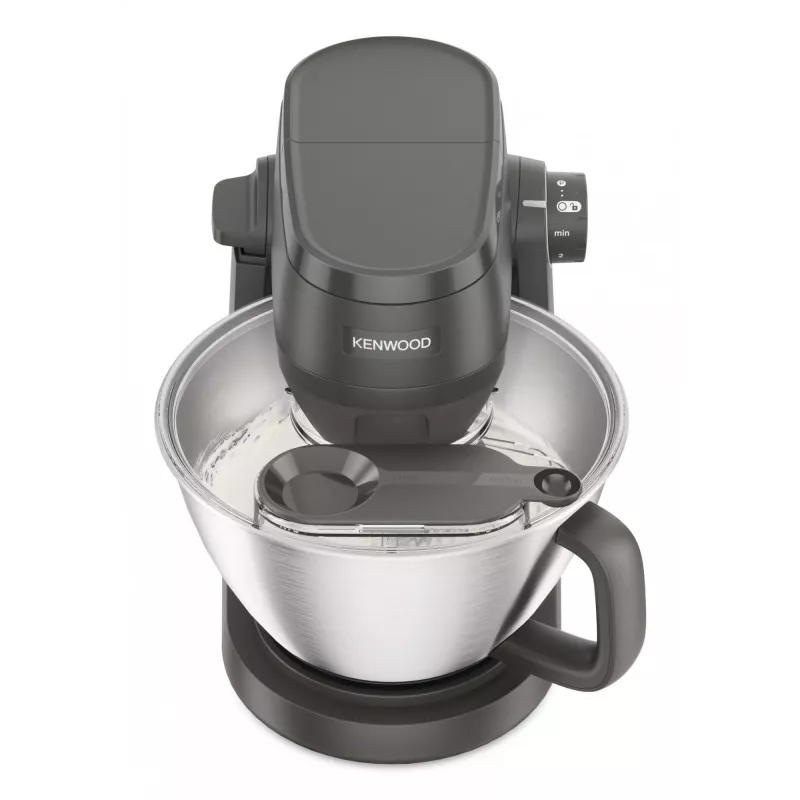 Virtuvinis kombainas Kenwood KHC30.070GY — 1000 W, 4,3 L nerūdijančio plieno dubuo, sukamoji rankenėlė, pilka