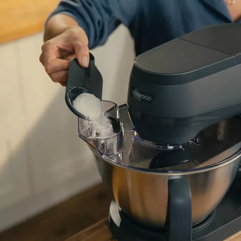 Virtuvinis kombainas Kenwood KHC30.070GY — 1000 W, 4,3 L nerūdijančio plieno dubuo, sukamoji rankenėlė, pilka