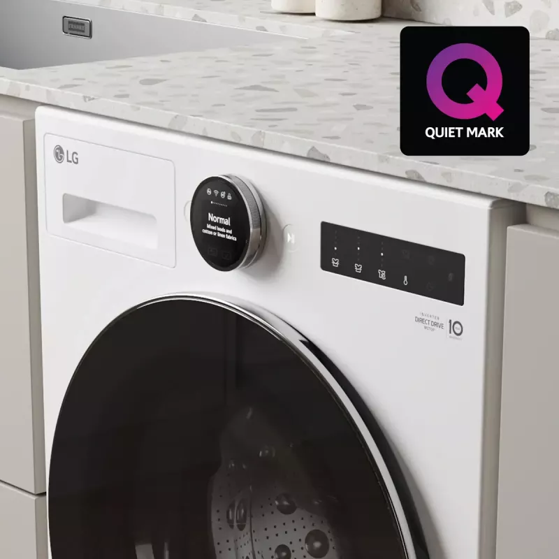 LG F4X7011TWS priekinio įkrovimo skalbimo mašina 11 kg 1400 aps./min balta