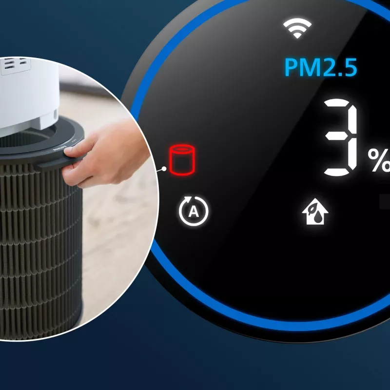 Oro valytuvo filtras Philips FY3437/00, plotis 248 mm, gylis 34,6 mm, aukštis 300,5 mm