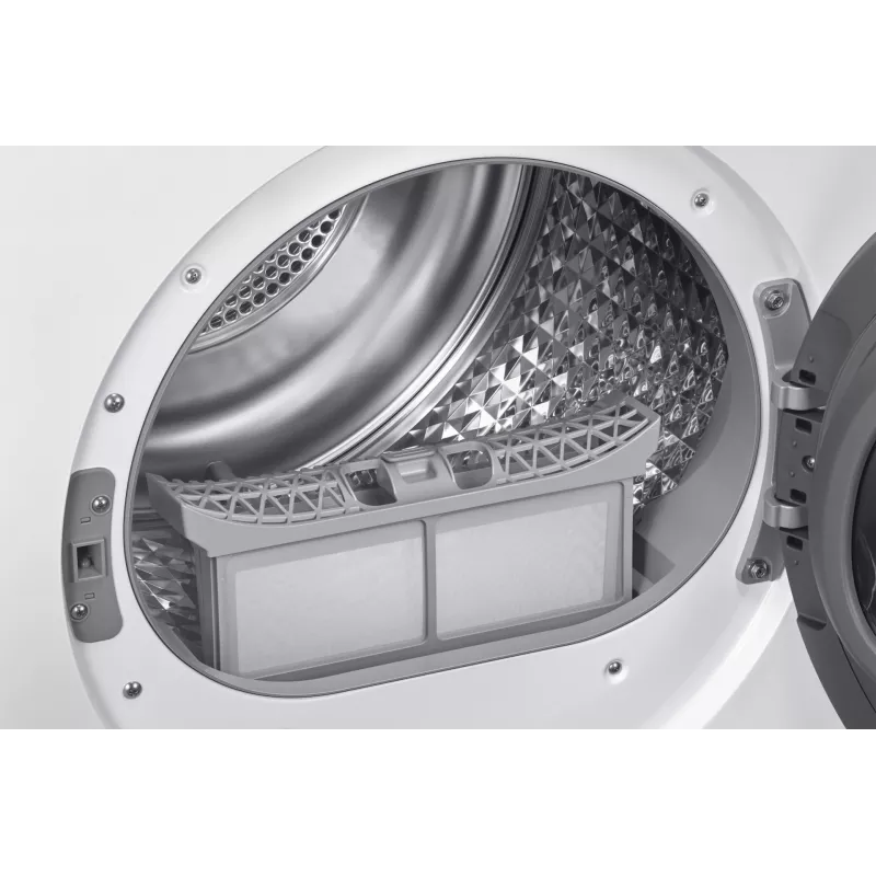 Samsung DV90DG52A0AELE skalbinių džiovyklė Laisvai pastatoma Priekinio pakrovimo 9 kg Balta