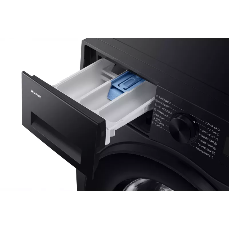 Samsung WW90DG5G34ABLE skalbimo mašina Įkraunama iš priekio 9 kg 1400 aps./min Juoda