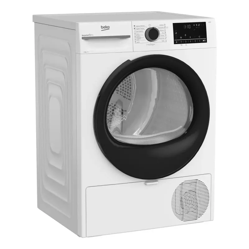 Beko BM3T49230W Skalbinių džiovyklė Laisvai pastatoma Priekinio įkrovimo 9 kg A++ Balta