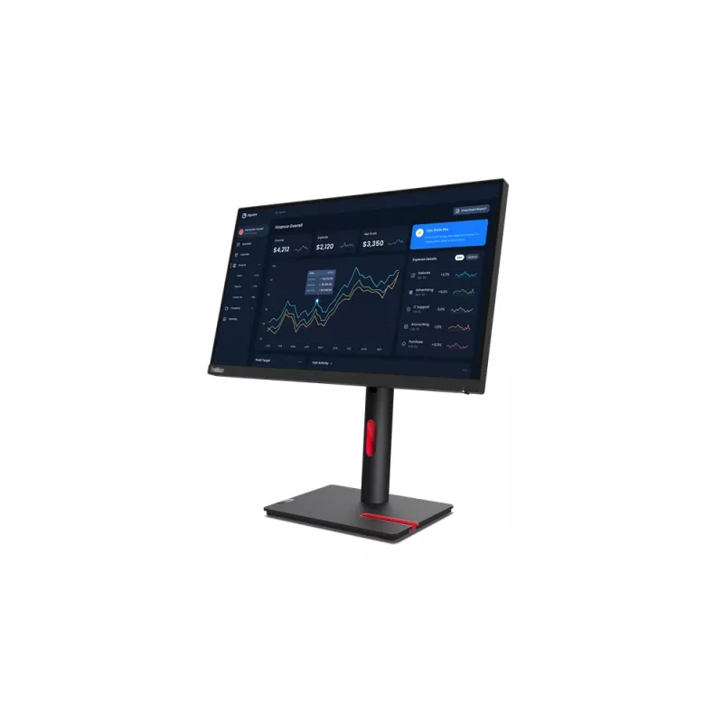Lenovo ThinkVision T22i-30 kompiuterio monitorius 54,6 cm (21,5 colio) 1920 x 1080 pikselių Full HD LED juodas