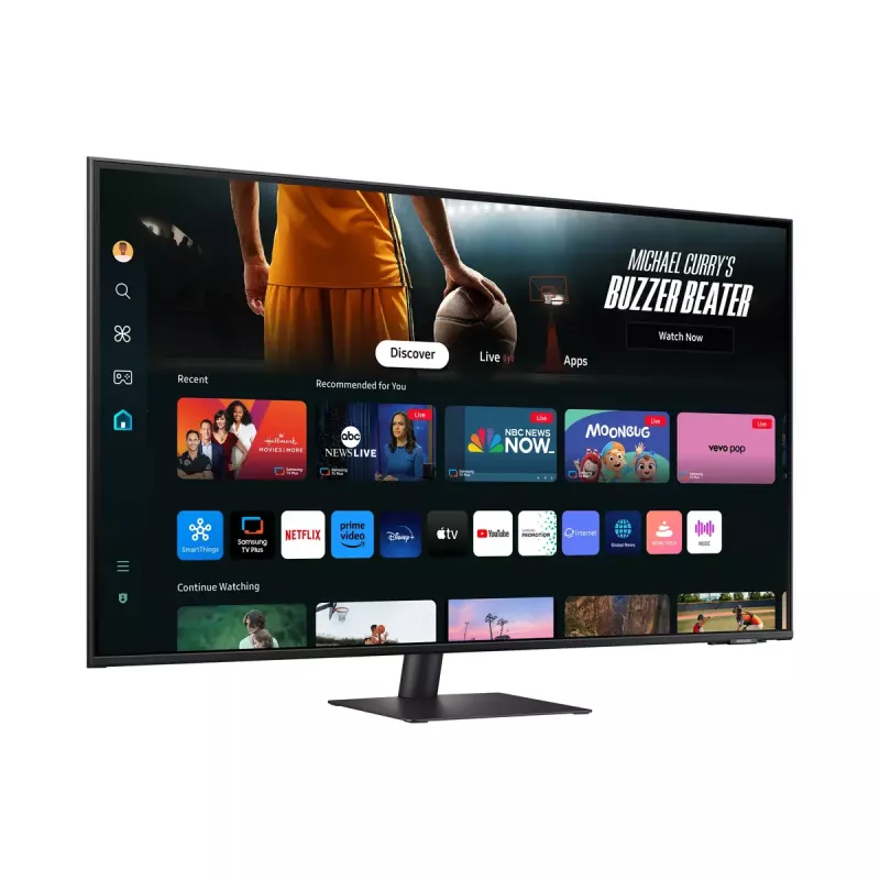Samsung M70D kompiuterio monitorius 109,2 cm (43 colių) 3840 x 2160 pikselių 4K Ultra HD LCD juodas