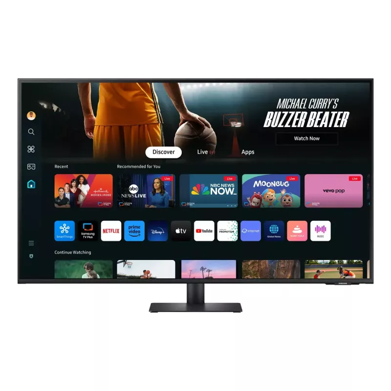 Samsung M70D kompiuterio monitorius 109,2 cm (43 colių) 3840 x 2160 pikselių 4K Ultra HD LCD juodas