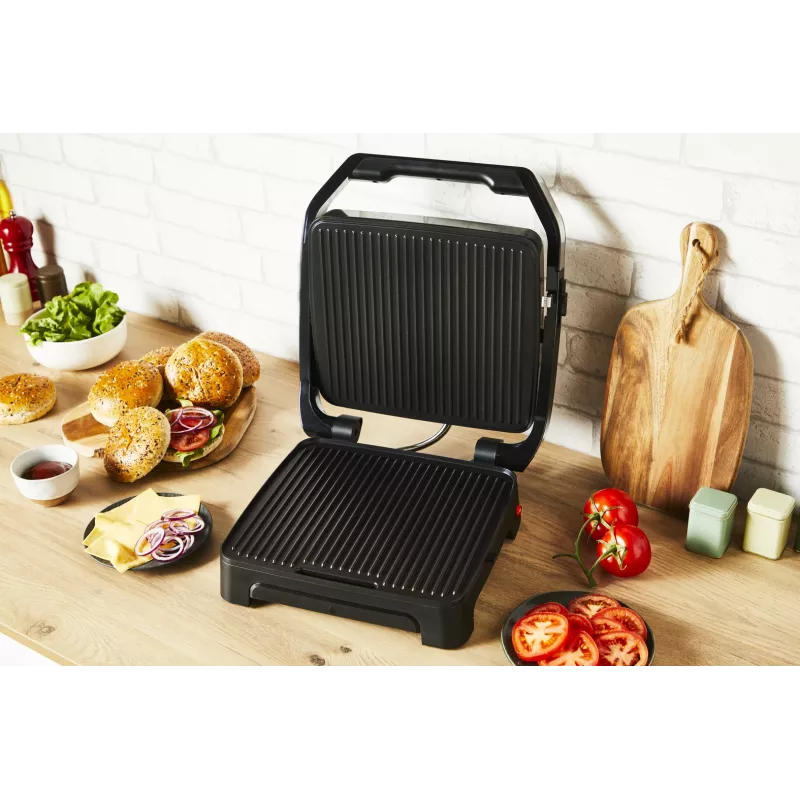 Kontaktinė keptuvė Tefal Inicio Adjust GC272D10 su nepridegančiomis plokštėmis ir reguliuojama temperatūra