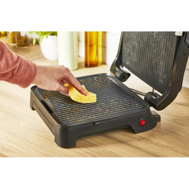 Kontaktinė keptuvė Tefal Inicio Adjust GC272D10 su nepridegančiomis plokštėmis ir reguliuojama temperatūra